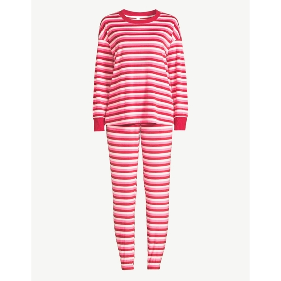 Woman's Joyspun 3 Piece Pajama Set with eye mask - Picture 2 of 4